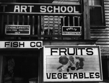 Wlaker Evans, Storefront and Signs, Beaufort, South Carolina, 1936